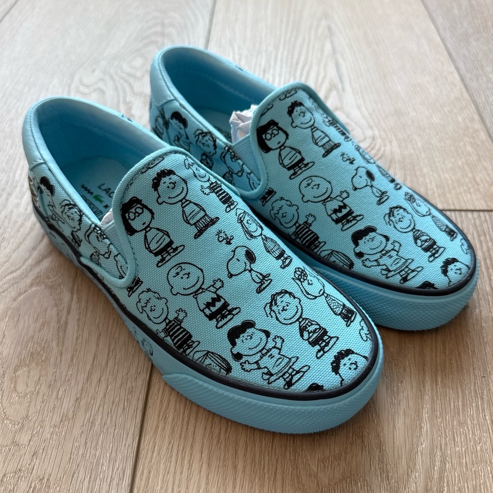 LACOSTE X PEANUTS Kids slip-on shoes Youth 3
